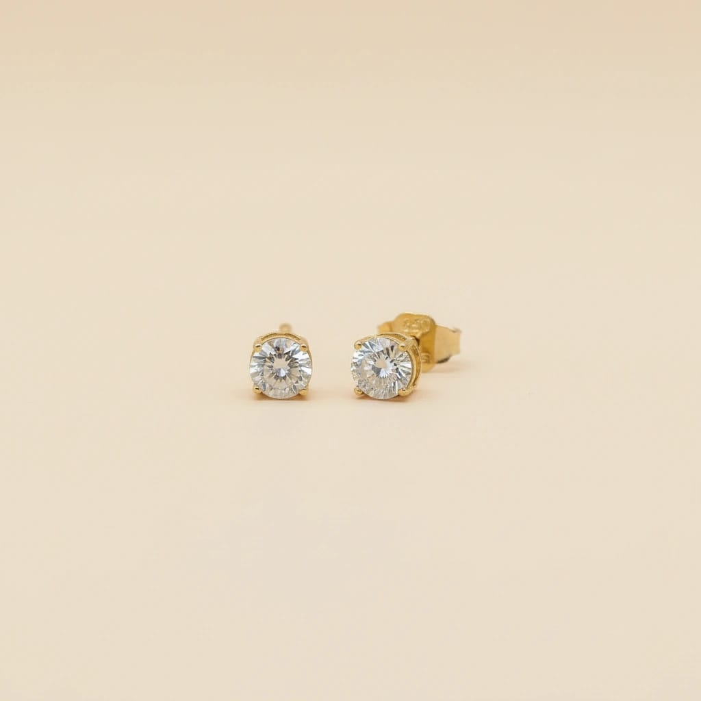 ARETES CON ZIRCONES 4.4MM