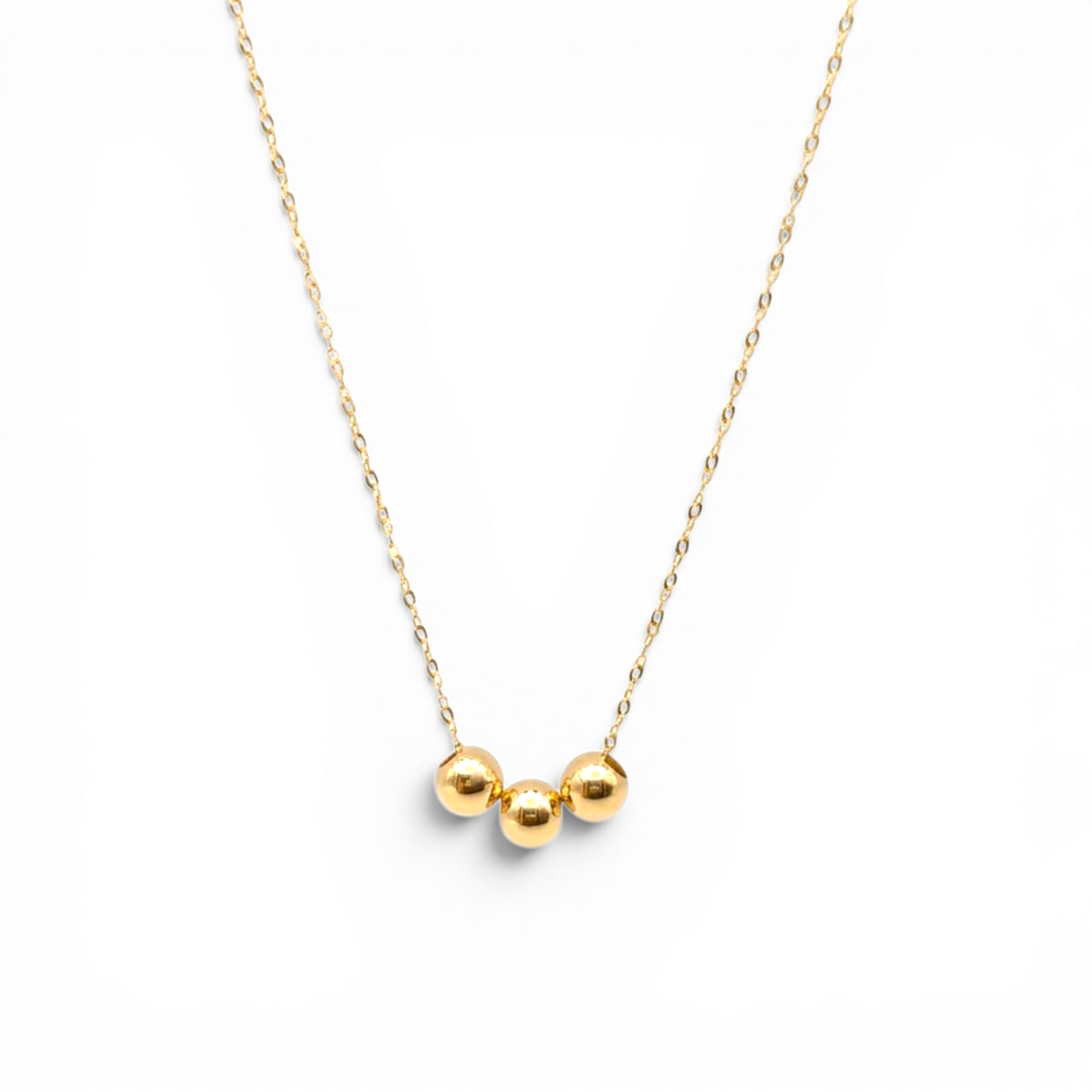 COLLAR CON ESFERAS LISAS